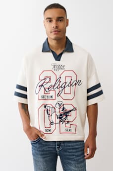 TERRY OVERSIZED POLO SHIRT, image 1