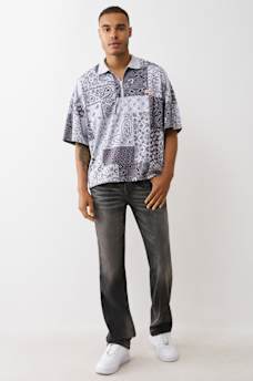 BANDANA MESH OVERSIZED POLO, image 5