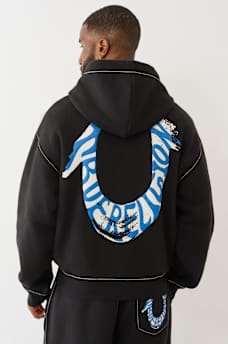HORSESHOE PAINT BIG T ZIP HOODIE, image 5