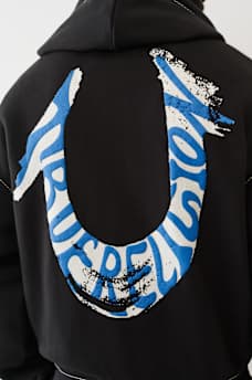 HORSESHOE PAINT BIG T ZIP HOODIE, image 1