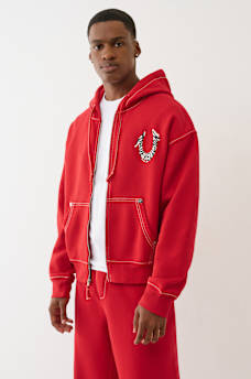 HORSESHOE PAINT BIG T ZIP HOODIE, image 4