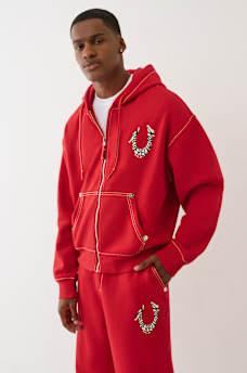 HORSESHOE PAINT BIG T ZIP HOODIE, image 7