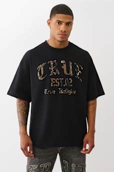 OVERSIZED CAMO APPLIQU&Eacute; TEE, image 2