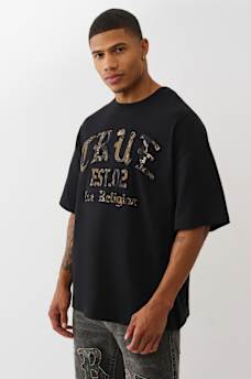 OVERSIZED CAMO APPLIQU&Eacute; TEE, image 3