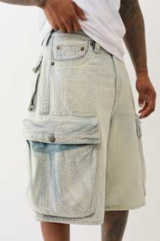 MIKEY EXAGGERATED CARGO BAGGY AF SHORT, image 4