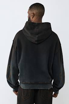 BIG T BOXY WASHED HOODIE, image 2