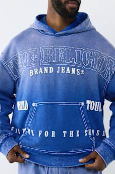 BIG T BOXY WASHED HOODIE, image 1