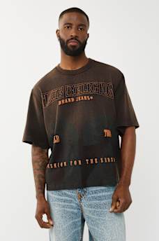 GRUNGE LOGO HEAVYWEIGHT BOXY TEE, image 1