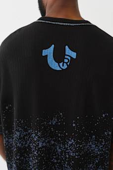 BOXY KNIT LOGO SHIRT, image 5