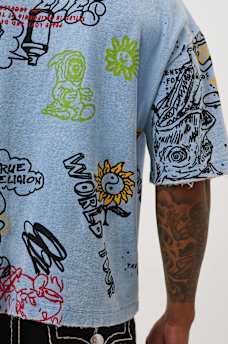 BOXY GRAFFITI GRAPHIC TEE, image 6