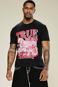 TRUE RELIGION PIZZA TEE, image 1