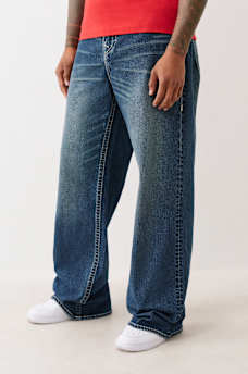VINNY EMBROIDERED BUDDHA POCKET ULTRA BAGGY JEAN, image 4