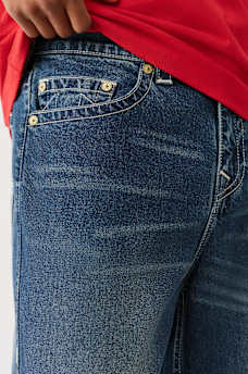 VINNY EMBROIDERED BUDDHA POCKET ULTRA BAGGY JEAN, image 6