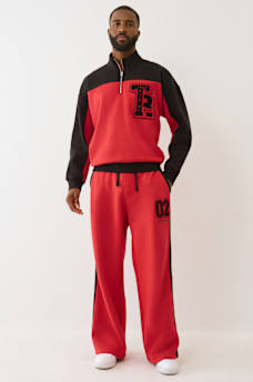 COLOR BLOCKED QUARTER ZIP PULLOVER, image 5