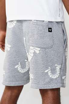 WARPED LOGO FLEECE SHORT, image 2