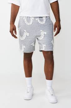 WARPED LOGO FLEECE SHORT, image 3