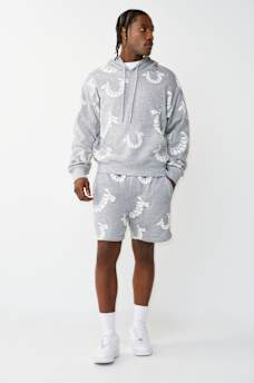 WARPED LOGO FLEECE SHORT, image 6