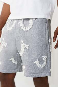 WARPED LOGO FLEECE SHORT, image 1