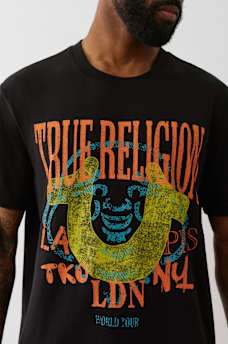 BUDDHA FACE HORSESHOE TEE, image 1