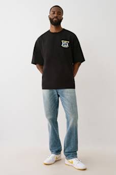 HEAVYWEIGHT DENIM GLOBE TEE, image 5