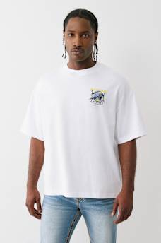 HEAVYWEIGHT DENIM GLOBE TEE, image 2