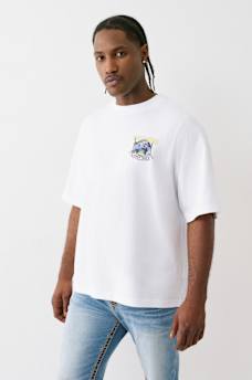 HEAVYWEIGHT DENIM GLOBE TEE, image 3