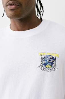 HEAVYWEIGHT DENIM GLOBE TEE, image 4