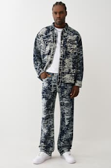 BILLY JACQUARD SUPER T STACKED  BOOTCUT JEAN, image 7