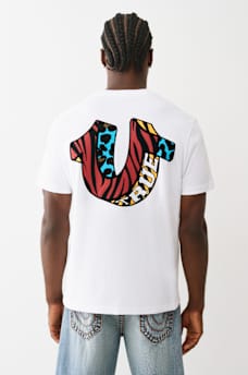 ANIMAL PRINT HORSESHOE TEE, image 4