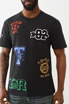 EMBROIDERED UNIVERSITY LOGO TEE, image 4