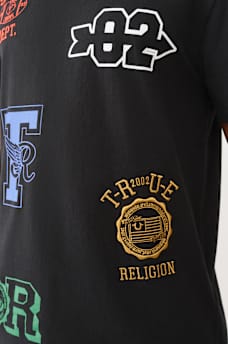 EMBROIDERED UNIVERSITY LOGO TEE, image 5