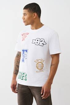 EMBROIDERED UNIVERSITY LOGO TEE, image 3