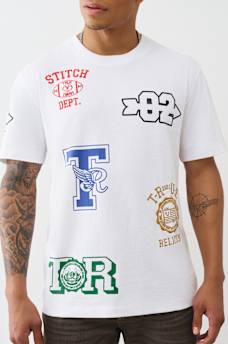 EMBROIDERED UNIVERSITY LOGO TEE, image 4