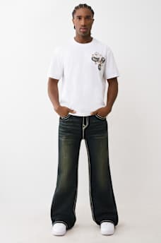 JEANS ACAMPANADOS CON COSTURAS SUPER T EXAGERADAS, image 5