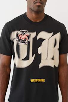 HEAVYWEIGHT TRUE BIKER LOGO TEE , image 3