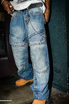 VINNY MOTO SUPER T ULTRA BAGGY JEAN, image 1