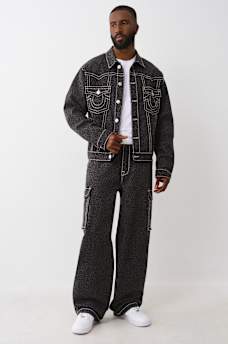 PANTALONES CARPINTEROS HOLGADOS BIG T DE LEOPARDO, image 8