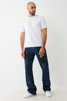 BILLY PRINTED STACKED BOOTCUT JEAN, image 4