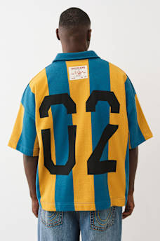 OVERSIZED STRIPED JERSEY PULLOVER, image 2