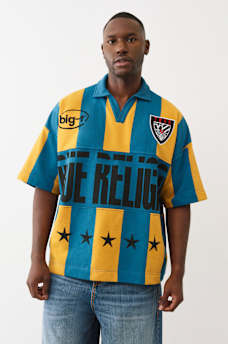 OVERSIZED STRIPED JERSEY PULLOVER, image 1