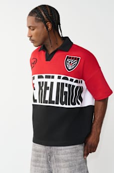 OVERSIZED JERSEY POLO SHIRT, image 3