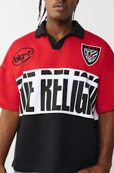 OVERSIZED JERSEY POLO SHIRT, image 4