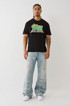 VINNY DISTRESSED ULTRA BAGGY JEAN, image 7