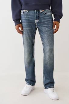  RICKY PRINTED FLEECE  SUPER T STRAIGHT JEAN 34", image 2