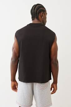 WORLD TOUR SLEEVELESS CUT OFF TEE, image 3
