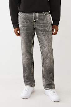 RICKY PRINTED FLEECE SUPER T STRAIGHT JEAN 34&rdquo;, image 2