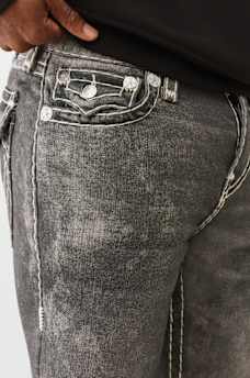 RICKY PRINTED FLEECE SUPER T STRAIGHT JEAN 34&rdquo;, image 4