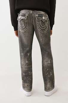 RICKY PRINTED FLEECE SUPER T STRAIGHT JEAN 34&rdquo;, image 5