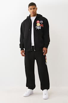 VINTAGE PATCH ZIP HOODIE, image 3