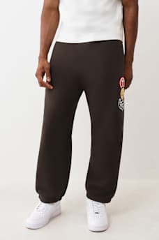 PANTALONES JOGGER VINTAGE CON PARCHE, image 3